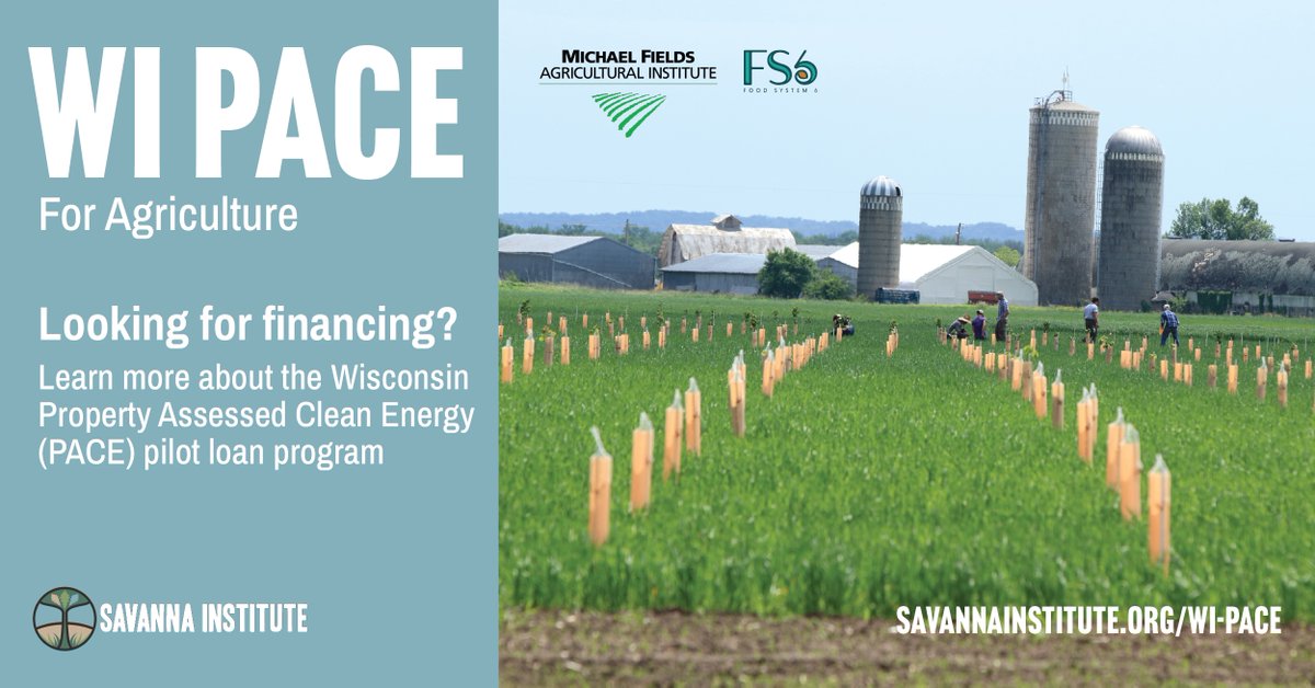 Wisconsin farmers: Are you looking for financing?

We are seeking ag borrowers interested in a 2025 pilot project to explore the potential of the Wisconsin Property Assessed Clean Energy (PACE) program for financing agroforestry.

Learn more at: savannainstitute.org/wi-pace