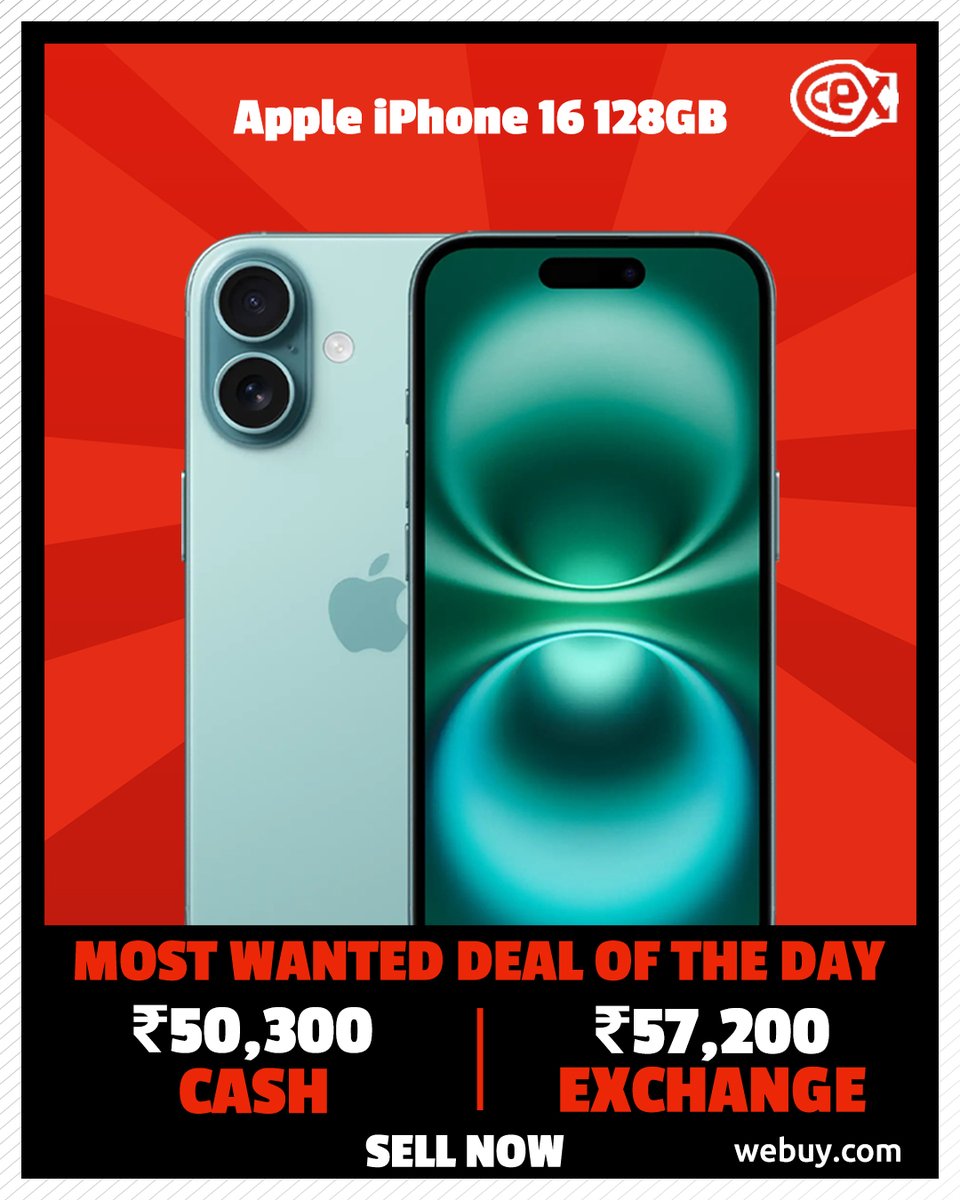 Best prices paid for your phones and tech today! Get instant cash or more  when you exchange for a Voucher at CeX stores or on your Doorstep! Hurry -  Prices expiring soon!