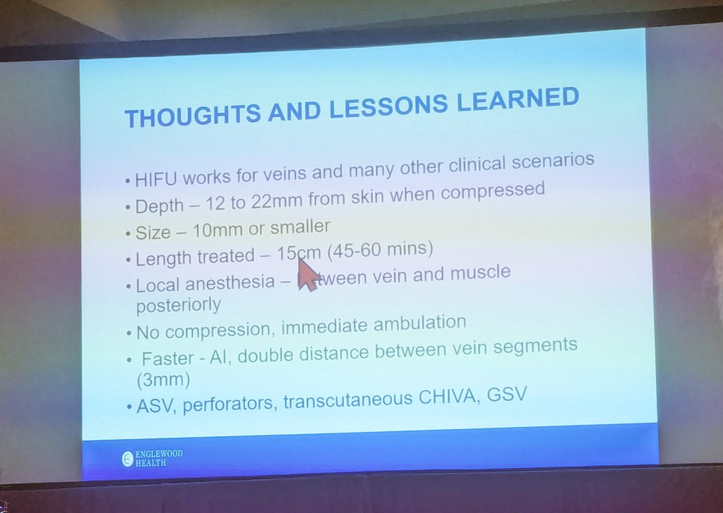 Venous News (@venousnews) on Twitter photo #VENOUS2025: Steve Elias delivers an update on HIFU for venous insufficiency. <a href="/VenousForum/">American Venous Forum | AVF</a> #VENOUS2025: Steve Elias delivers an update on HIFU for venous insufficiency. <a href="/VenousForum/">American Venous Forum | AVF</a>