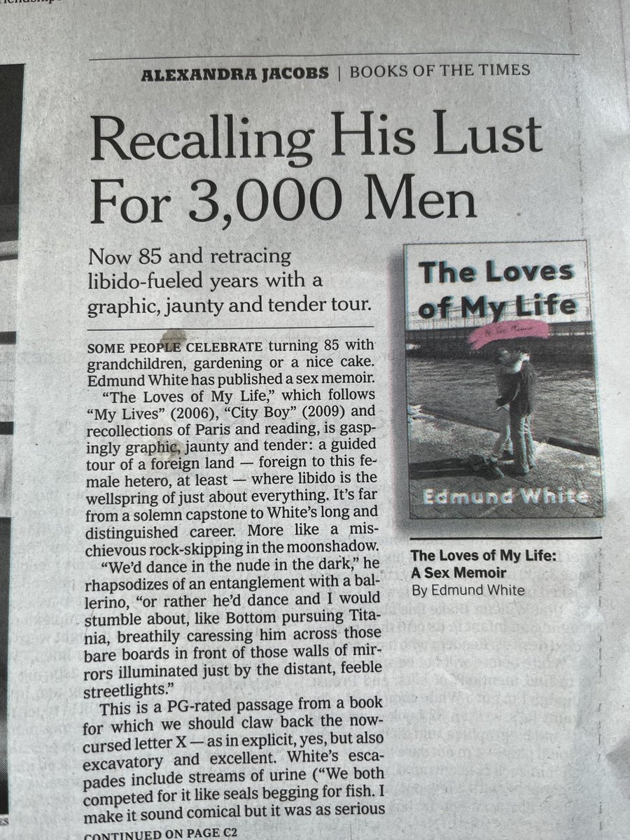 Jessica Seigel (@jessicaseagull) on Twitter photo “The revolution will not be sanitized”-<a href="/AlexandraJacobs/">Alexandra Jacobs</a> fab review of #edmundwilson gritty, liquious quippy sex memoire. “The revolution will not be sanitized”-<a href="/AlexandraJacobs/">Alexandra Jacobs</a> fab review of #edmundwilson gritty, liquious quippy sex memoire.