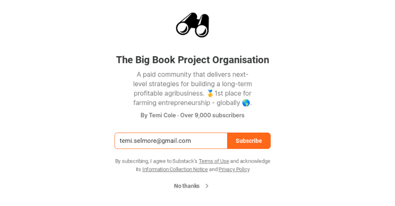 TheBigBookProj1's tweet photo. I'll show you how to build a lean, profitable, zero-debt poultry business that maximizes your entrepreneurial life. 

Every Saturday, I send one tip to 9K+ poultry entrepreneurs to help them grow their business and personal wealth.

Always 4 minutes to read.

Join us here: