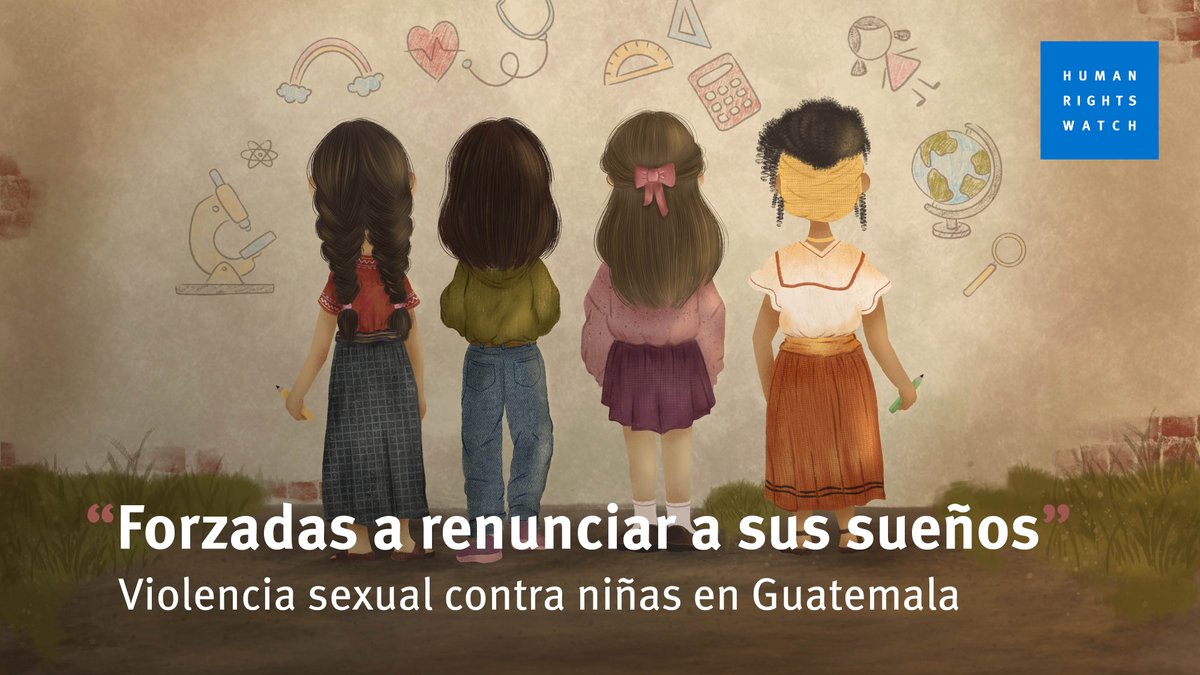 NUEVO INFORME: Guatemala no previene ni aborda la violencia sexual sistémica, que provoca embarazos forzados en niñas menores de 14 años.
Abrimos 🧵⤵️

Reporte completo: hrw.org/es/news/2025/0…