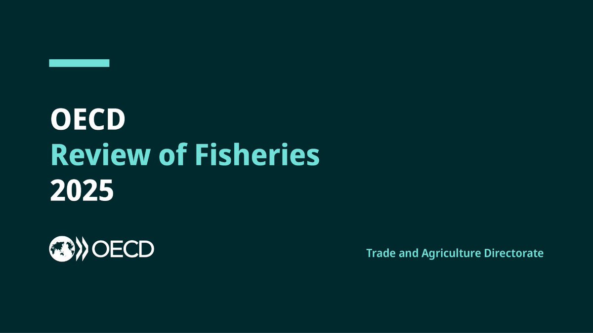 MathiasCormann's tweet photo. Unique OECD data on the status of fish stocks & fisheries subsidies are a key resource to support countries in their efforts to achieve resilient fisheries.
Today, we launched the new OECD Review of Fisheries 2025:
https://t.co/MaNJUEwnU4 | #OECDFishReview | @OECDagriculture https://t.co/r2yoMn1OqH