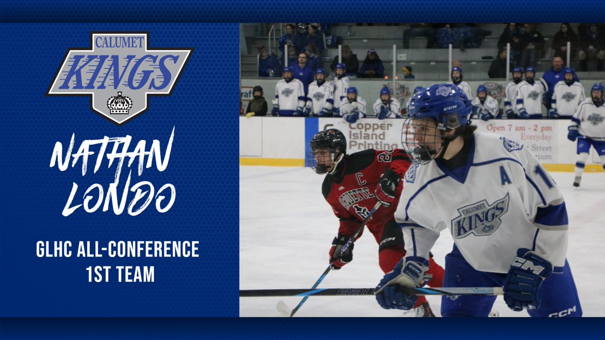 Congratulations to Nathan Londo for his Great Lakes Hockey Conference All-Conference 1st team selection.  Great job!