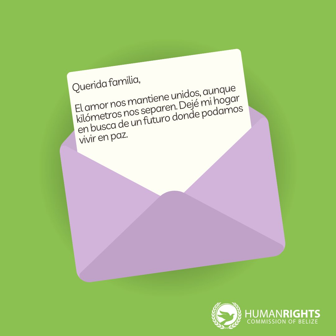 En este Mes del Amor, recordemos a quienes han tenido que separarse de sus seres queridos en busca de seguridad. Para muchas personas refugiadas y solicitantes de asilo, el amor también significa sacrificio y resiliencia. #Belize