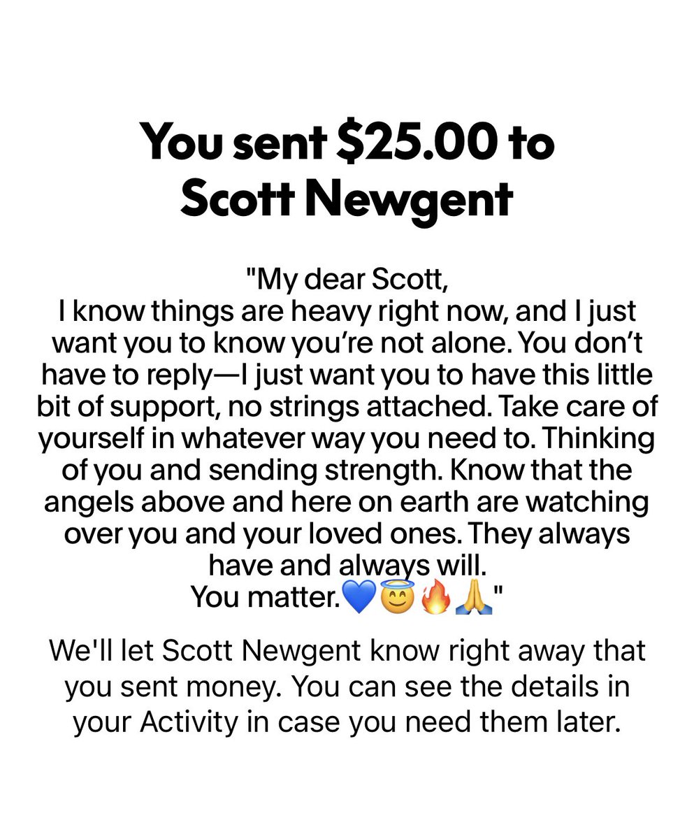 FromSmiler's tweet image. Please send Scott Newgent some support if you are able. His mother is not long for this world. 😇🙏🔥
#SupportMatters #AngelsAmongUs #WeExist #YouAreNotAlone #Survivor #WalkYourPath #OwnYourTruth #CatalystForChange #HealingTogether #SurvivorStrong #HowToSurviveNarcAbuse #Awake