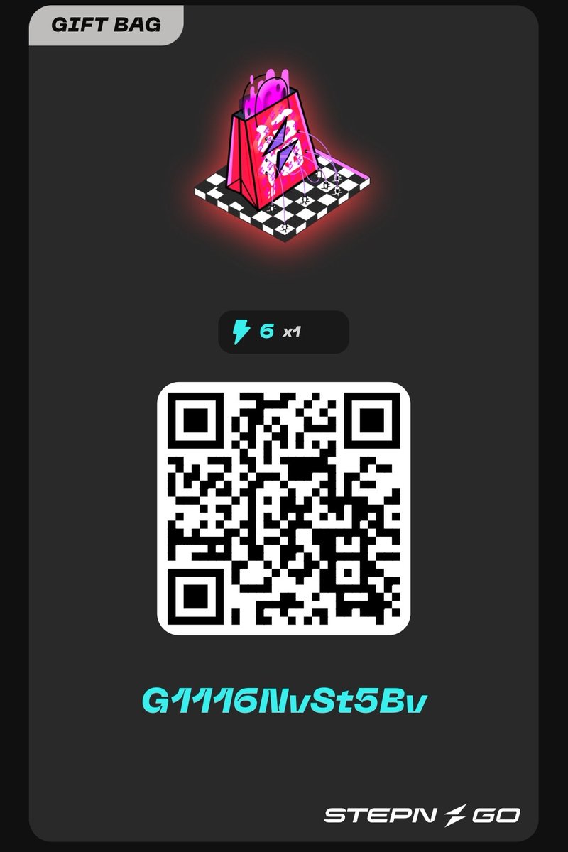 Spendthrift_SGT's tweet image. #STEPNGO Gift Bag Code: G1116NvSt5Bv

#STEPN #GiftBagCode