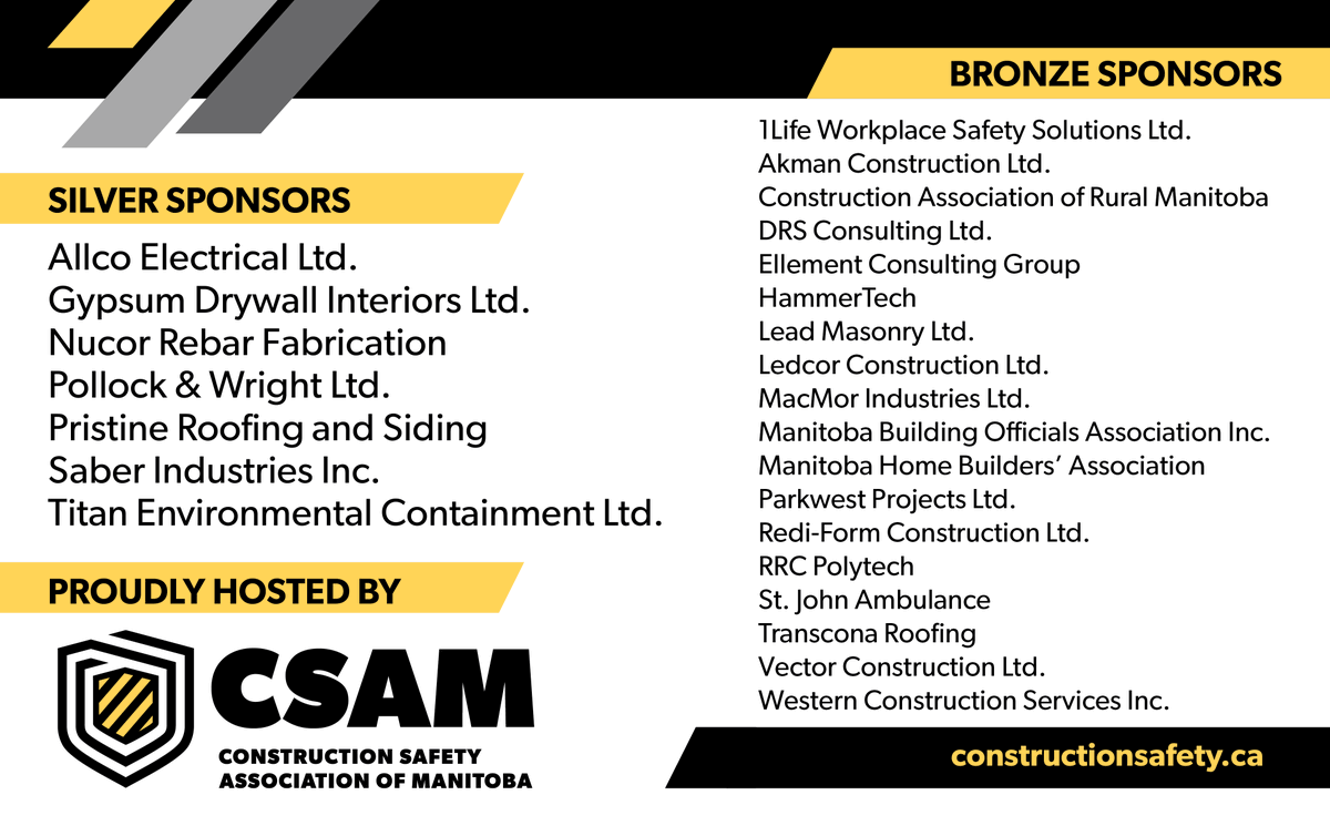 🎉 Thank you to our incredible sponsors! We extend our heartfelt gratitude to all the sponsors who made CSAM: THE Safety Conference 2025 a success! Your support is vital in advancing safety excellence in the construction industry. #THESC25 #SafetyFirst #CSAMSponsors