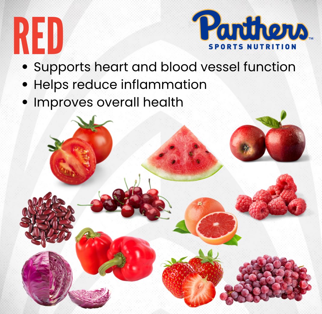 Pitt_FUEL's tweet photo. Different colors give us different nutrients! Eat the rainbow 🌈 #H2P https://t.co/yMpVEb8Eek