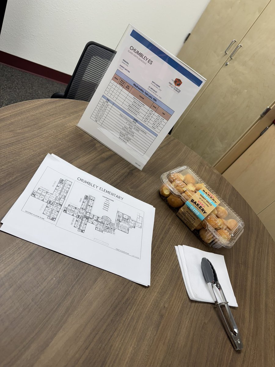 A huge thank you to <a href="/NISDChumbley/">Chumbley Elementary School</a> for the warm welcome and all the delicious snacks and treats! We felt so welcomed and appreciate your hospitality. 🥰🐮#NISDMaCGT <a href="/TeachMrsPetty/">Mrs. Petty</a> 🩷