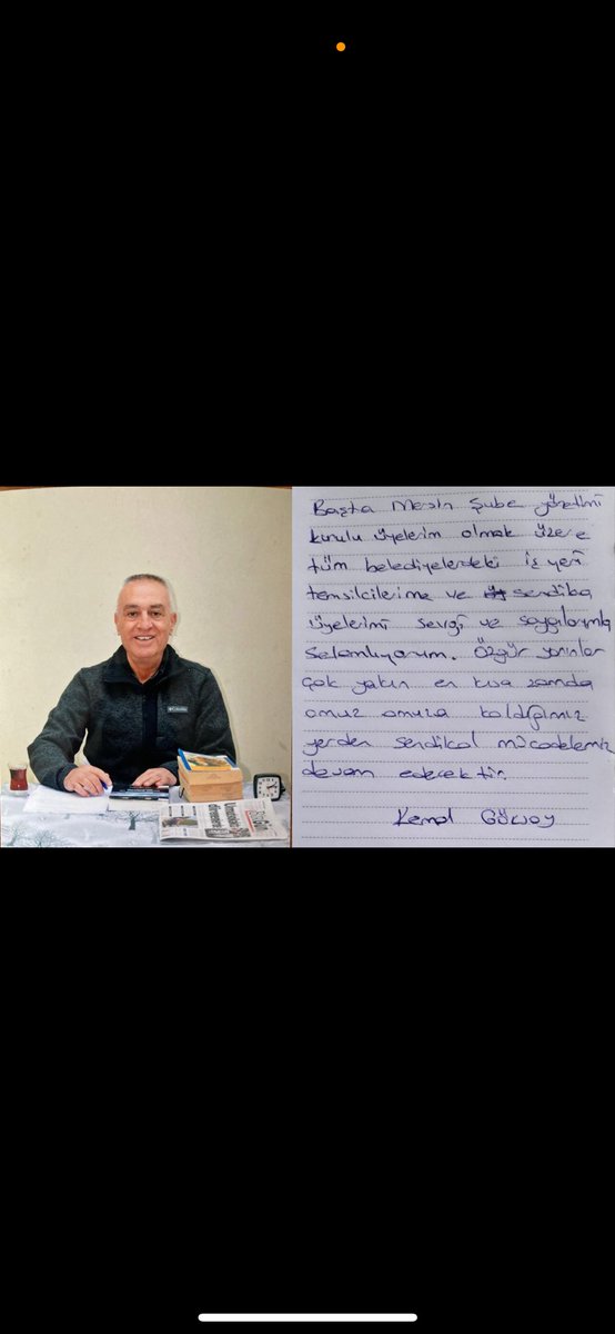 ali haydar kara (@alihaydarkara) on Twitter photo Mersin şube başkanımız <a href="/kemalgoksoy/">Kemal Göksoy</a> 82 gündür hukuksuzca tutuklu Sendikacılık suç değildir.
derhal serbest bırakın Mersin şube başkanımız <a href="/kemalgoksoy/">Kemal Göksoy</a> 82 gündür hukuksuzca tutuklu Sendikacılık suç değildir.
derhal serbest bırakın
