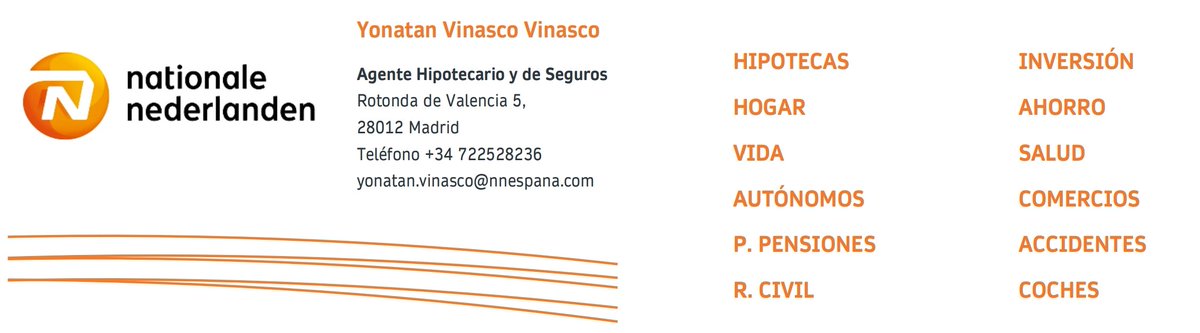 Querida red de X, acudo a ustedes para informarles que estoy trabajando como Asesor Hipotecario y de Seguros. Así que si quieres una hipoteca o ya tienes una, Contáctame! Tienes un coche, Contáctame! Quieres un seguro de Salud, Contáctame! Asesoramiento GRATUITO y PERSONALIZADO.