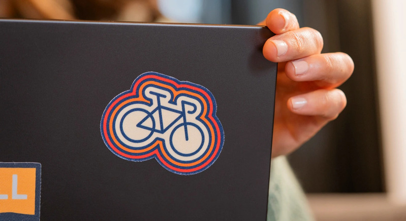 Now Trending: Sticker Mule Has Debuted a Groundbreaking Product with Its Fabric Stickers trendhunter.com/trends/fabric-…