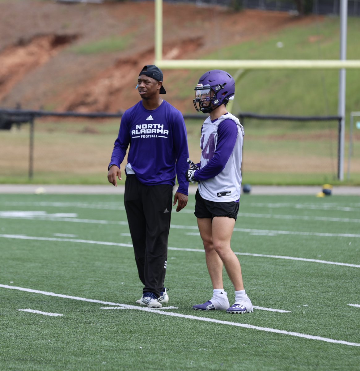 Thank you Coach Dearmon, Dr. Looney and the young men in my room and the rest of the North Alabama family.. It was great helping the young men in my wideout room develop to be better on and off the field, continue to Rock Out and Walk Em Down!! #CoachP #RoarLions