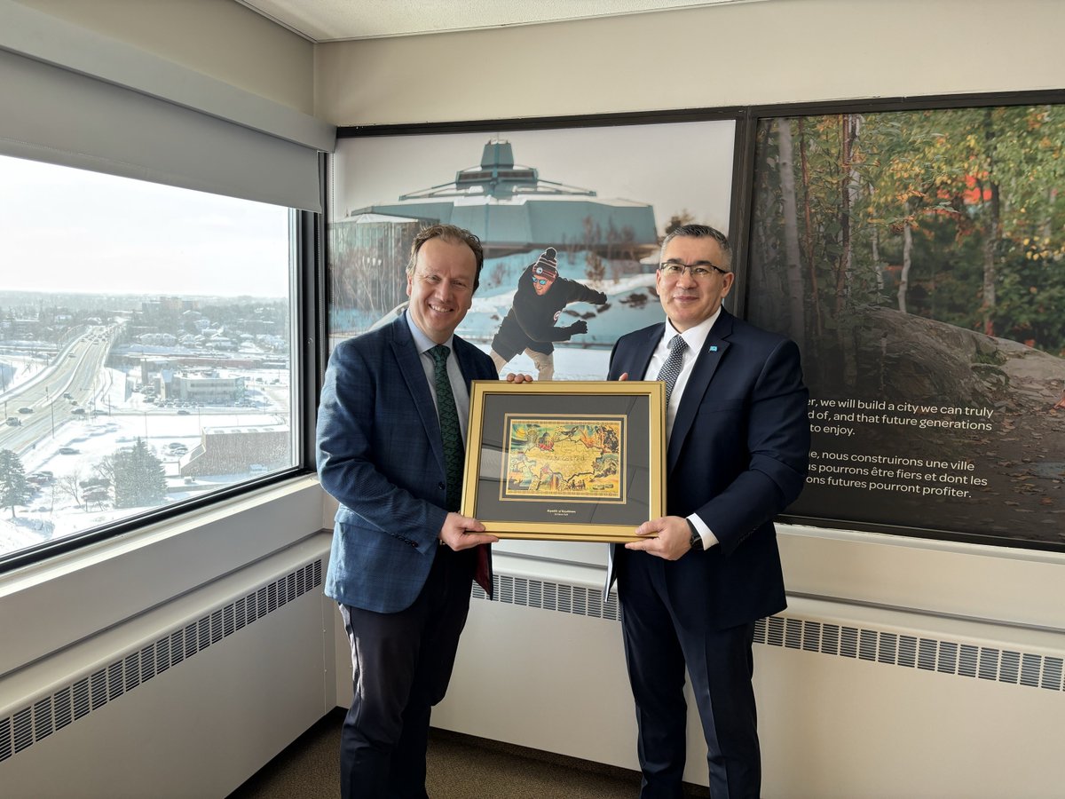 City of Greater Sudbury Hosts Kazakhstan Ambassador

On February 13 and 14, the City of Greater Sudbury had the distinct pleasure of hosting Kazakhstan Ambassador Dauletbek Kussainov. This visit marks a significant milestone in the growing relationship between Greater Sudbury and