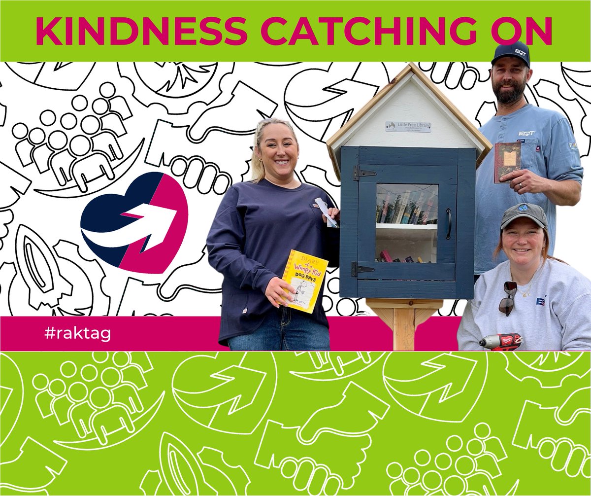 EQTCorp's tweet photo. There is still time to celebrate Random Acts of Kindness Week! Join our #Qrew in making the world a better place today, one act of kindness at a time. #RAKtag https://t.co/n7eWFdXQGB