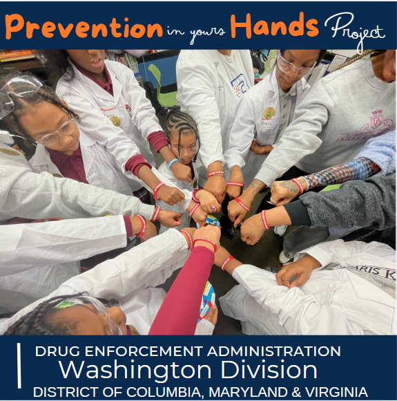 DEAWashingtonDC's tweet photo. The POWER of Prevention in the hands of our youth. #OnePillCanKill 💊, but one conversation can SAVE LIVES. Accept the #DEAChallenge: “Step Up,” “Speak Out” and “Fight Back.” #PreventioninYourHandsProject #OpEngageDMV https://t.co/YottkqFGbI