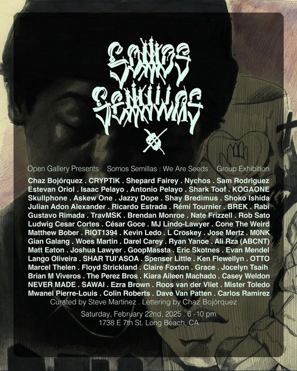 Open Gallery Presents ‘SOMOS SEMILLAS: We Are Seeds’ | Opening Reception: Saturday, February 22nd 2025 from 6-10pm