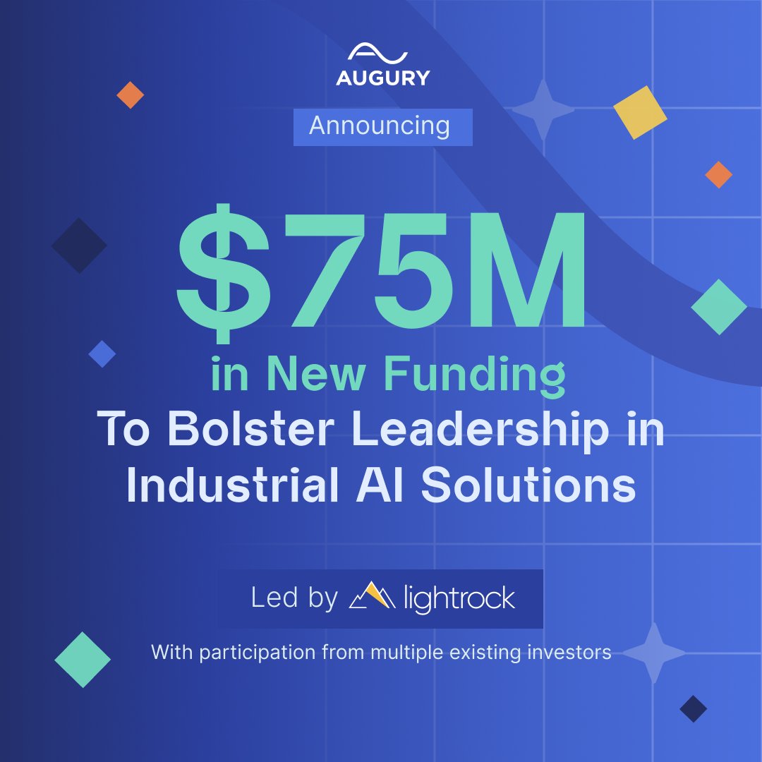Augury (@augurysys) on Twitter photo We’re excited to announce that we have raised $75 million with a round led by Lightrock with participation from several of our existing investors: <a href="/insightpartners/">Insight Partners</a>, <a href="/EclipseVentures/">Eclipse Ventures</a>, <a href="/QumraCapital/">Qumra Capital</a>, as well as SE Ventures, <a href="/QualcommVenture/">Qualcomm Ventures</a> and La Maison Partners. This new round We’re excited to announce that we have raised $75 million with a round led by Lightrock with participation from several of our existing investors: <a href="/insightpartners/">Insight Partners</a>, <a href="/EclipseVentures/">Eclipse Ventures</a>, <a href="/QumraCapital/">Qumra Capital</a>, as well as SE Ventures, <a href="/QualcommVenture/">Qualcomm Ventures</a> and La Maison Partners. This new round