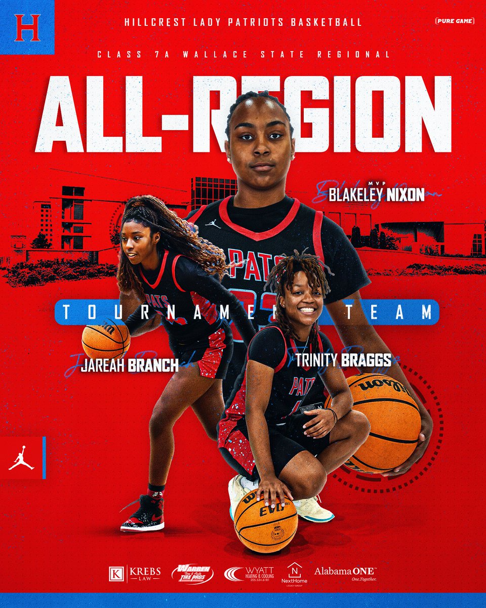 Congratulations to the Northwest All-Region team!
Trinity Braggs- 8 points 6 rebounds , Jareah Branch 12 points 9 rebounds, MVP- Blakeley Nixon with a career high 27 points and 7 rebounds!