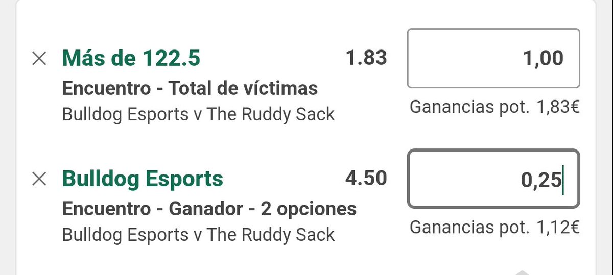 ⚠️Para hoy tenemos cuatro cositas.

KCB ML
EINS ML
BDG ML &amp; O122.5 kills

#bettingtips #BettingX #FreebetWinamax #LeagueOfLegends #GamblingX