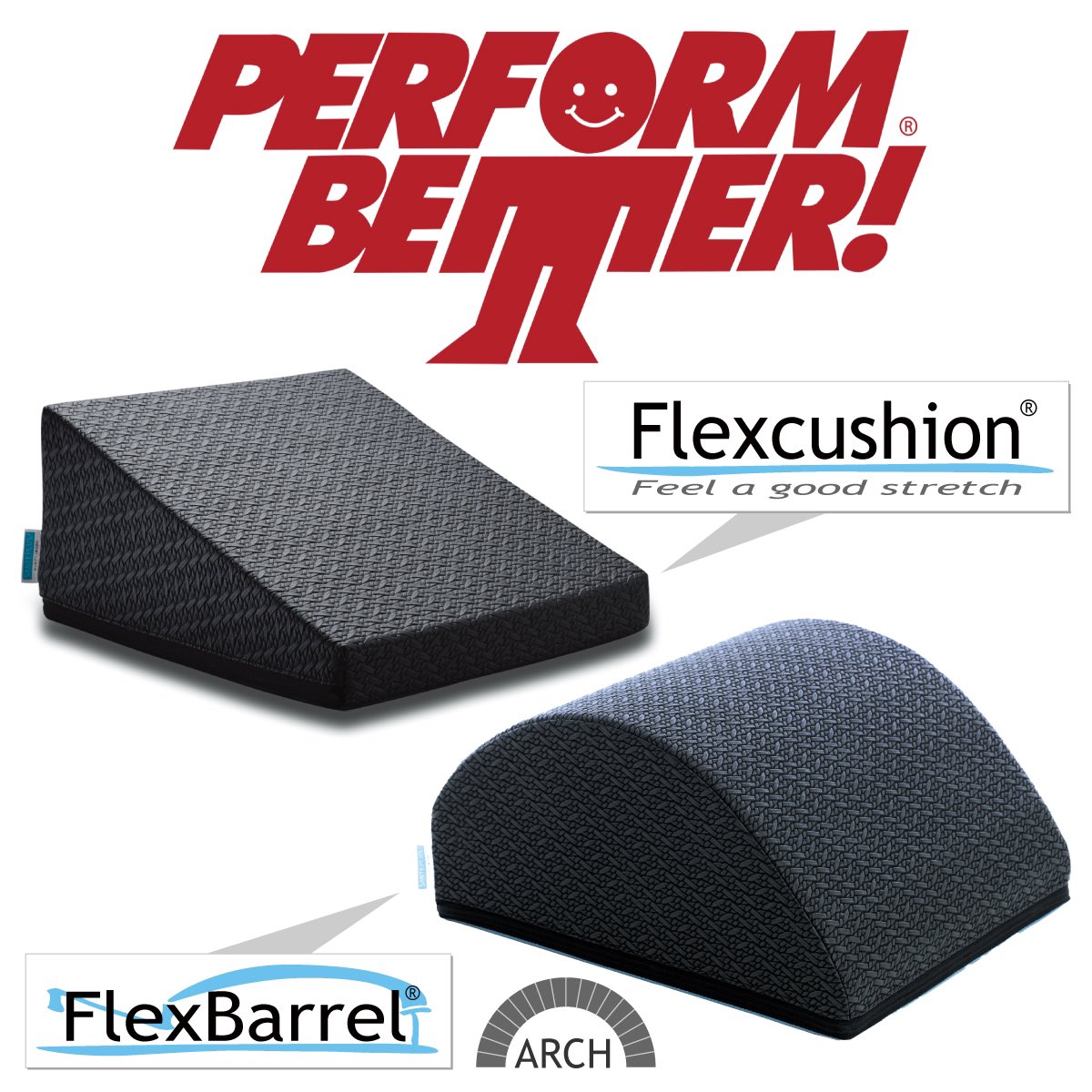 🚀 Exciting News! Flexcushion®︎ &amp; FlexBarrel®︎ Arch are now available at Perform Better in USA🇺🇸! 🎉
performbetter.com/Flexcushion/
performbetter.com/FlexBarrel-Arc…
Flexcushion®︎ and FlexBarrel®︎ Arch make every stretch better!  Find them in the latest catalog and online—get yours today! 🔥