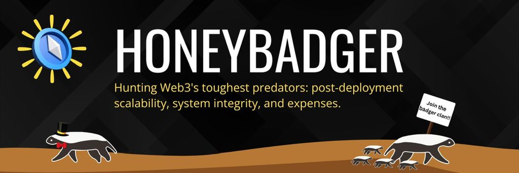 oyinxjoshcrypt's tweet image. The future of smart contract development? It’s here. @HoneyBadgerWeb3 delivers cutting-edge solutions for projects that demand reliability. Build better, deploy smarter. #SolidityDev #Blockchain