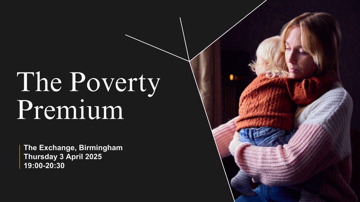 College of Social Sciences (@coss_birmingham) on Twitter photo People on lower incomes pay higher costs for essential services like insurance, credit, and energy. This is known as the āpoverty premiumā.
Join Prof. <a href="/martin_coppack/">Martin Coppack</a> & <a href="/liambyrnemp/">Liam Byrne MP</a> as they discuss this pressing issue, the causes & need for change: birmingham.ac.uk/events/the-exc⦠People on lower incomes pay higher costs for essential services like insurance, credit, and energy. This is known as the āpoverty premiumā.
Join Prof. <a href="/martin_coppack/">Martin Coppack</a> & <a href="/liambyrnemp/">Liam Byrne MP</a> as they discuss this pressing issue, the causes & need for change: birmingham.ac.uk/events/the-excā¦