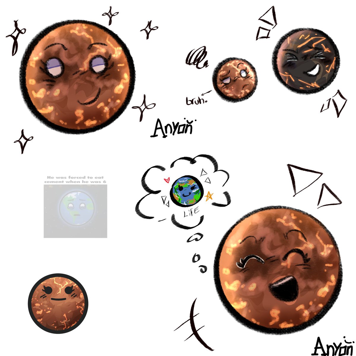 AnyonEEEE0's tweet image. Theiaaa 🫶
.
.
.
#solarballs #theia #fanart #doodle #digitalart #planet #solarballsart