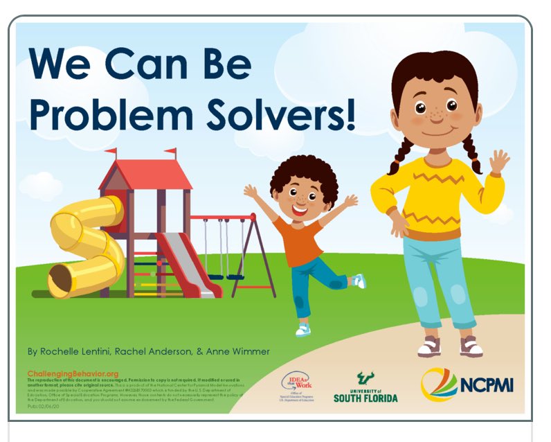matjarash's tweet photo. Pyramid Model helps teachers know how to explicitly teach problem solving skills to young children, from identifying there is a problem to evaluating if a solution worked. One of UCPS Portrait of a Graduate qualities! @UCPSNC @AGHoulihan @blaise05 @SusanRodgersS4 @Hemalalwani3 https://t.co/vKACV3inft