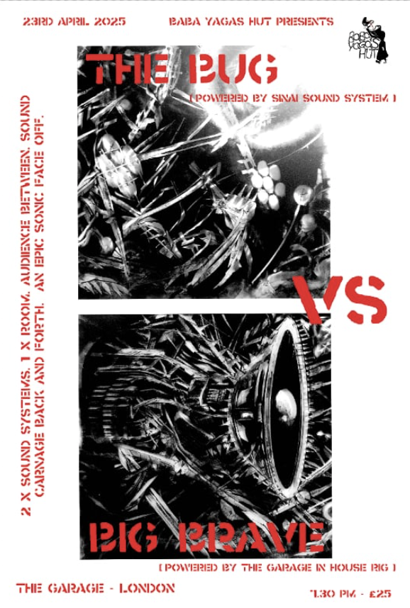 The Bug(official) (@thebugzoo) on Twitter photo Been informed by <a href="/byhut/">Baba Yaga's Hut</a> that The Bug Vs Big Brave LDN show is 20 tickets away from being sold out...!
Dont be sad..
Last tkts here :
dice.fm/event/pyvdbp-t⦠Been informed by <a href="/byhut/">Baba Yaga's Hut</a> that The Bug Vs Big Brave LDN show is 20 tickets away from being sold out...!
Dont be sad..
Last tkts here :
dice.fm/event/pyvdbp-tā¦