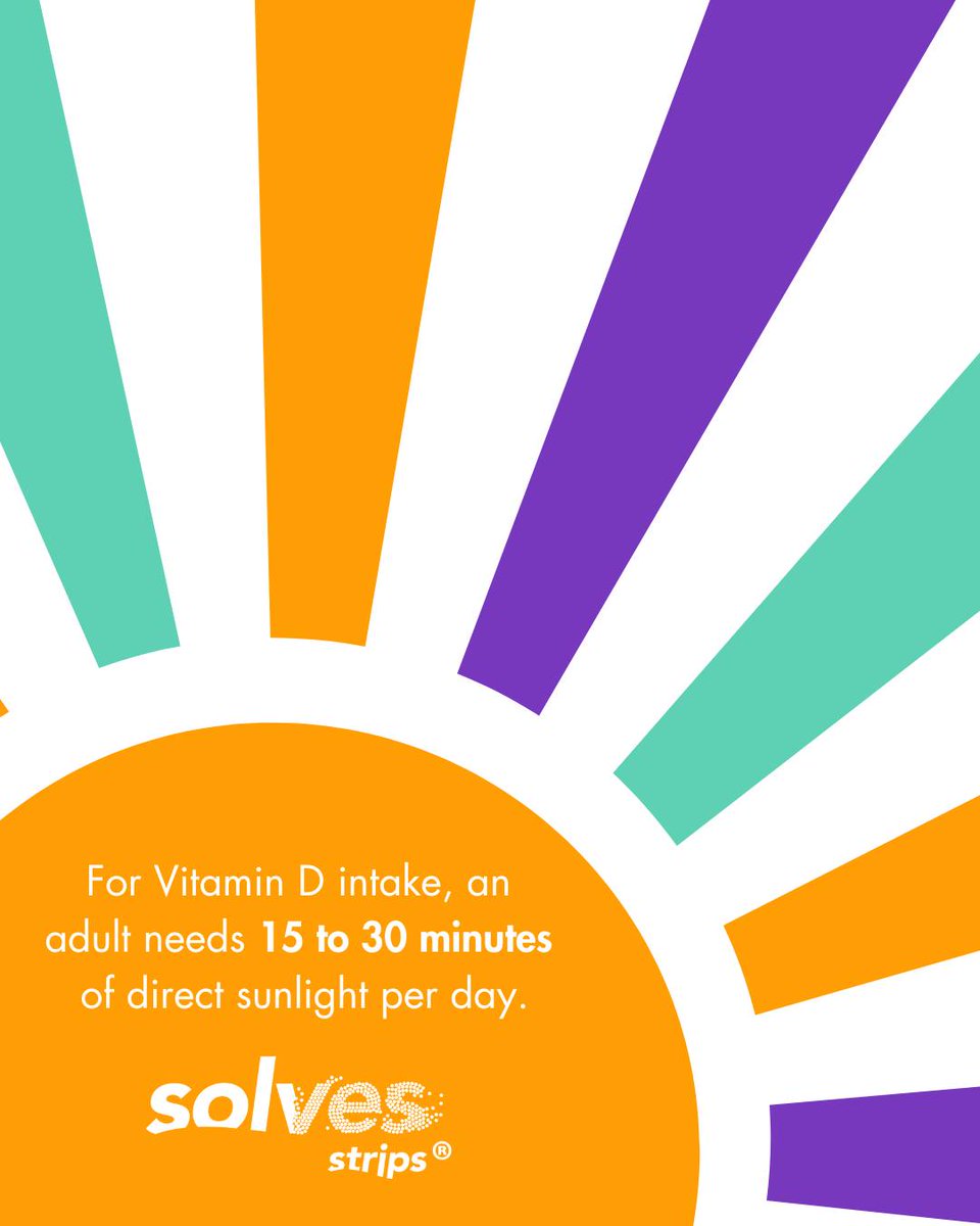 SolvesStrips's tweet image. Vitamin D plays a big role in our overall health, but it can be challenging to absorb sufficient levels in the winter. Are you getting enough sunlight or Vitamin D? 📷
If not, try our dissolvable Vitamin D strips! Learn more online. #vitaminD #wellness
solvesstrips.com/products/vitam…