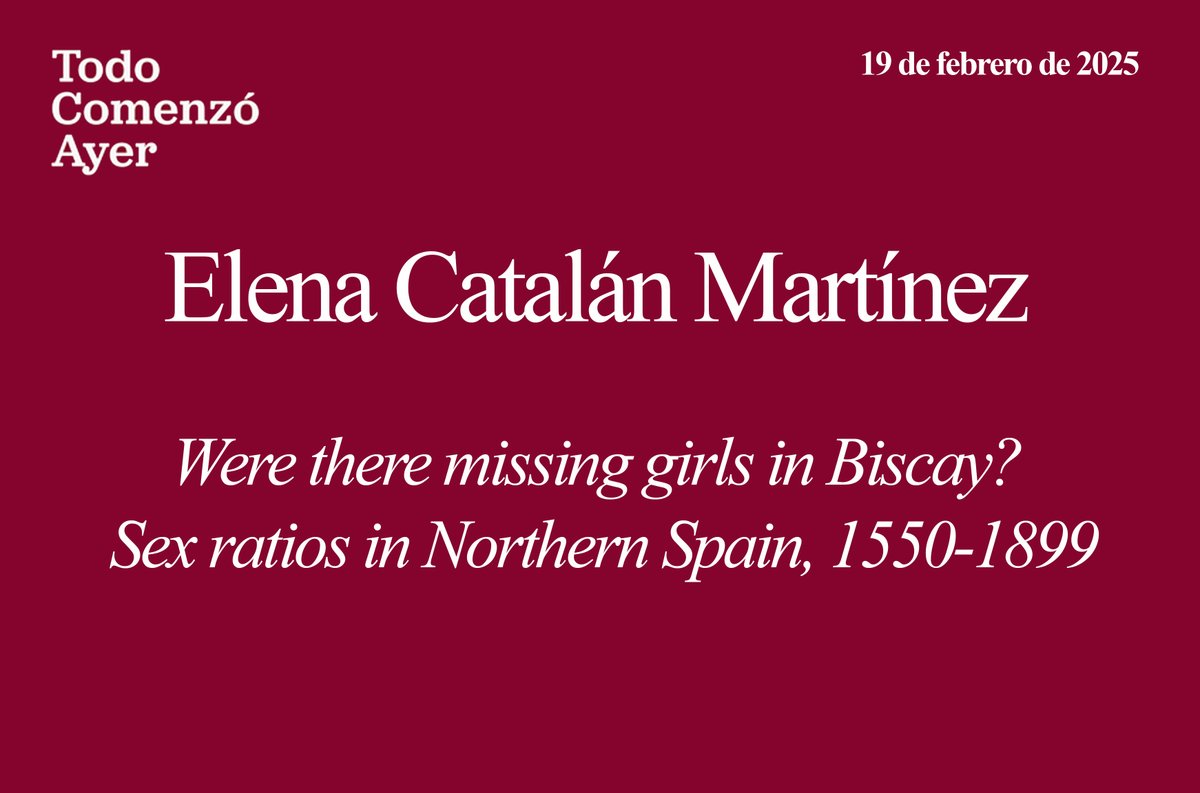 En un nuevo episodio de Todo comenzó ayer, nuestra compañera <a href="/MarGomezMartin/">María Gómez Martín</a> entrevista a <a href="/Catalan2Elena/">Elena Catalan</a>, ganadora exaequo del premio Felipe Ruiz Martín 2024 al mejor artículo publicado en las revistas españolas de Historia Económica. ¡Enhorabuena Elena por este gran trabajo!