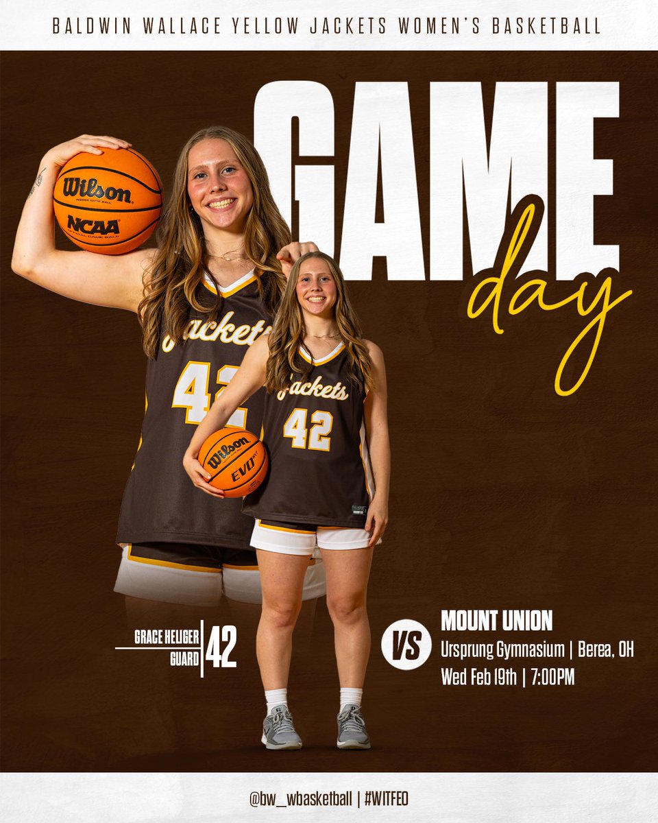 BW_wbasketball's tweet image. last regular season home game 🏠

🆚 Mount Union
📍 Berea, OH
⏰ 7:00 PM

#WITFEO #D3hoops
