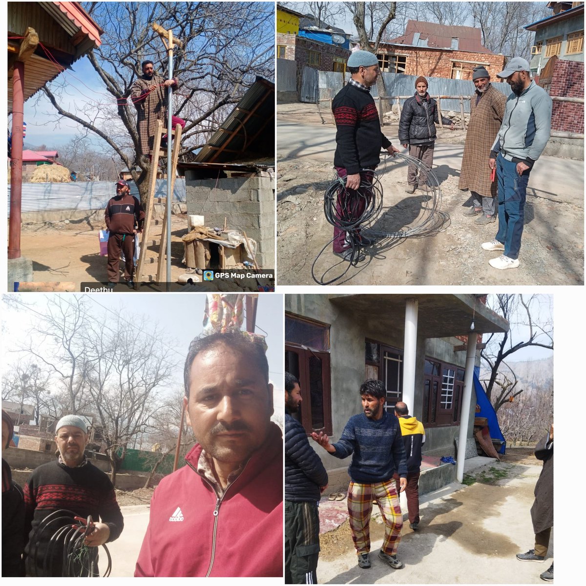 SubDivAchKPDCL's tweet image. Disconnections, inspections at various sectors of Sub Division Achabal.