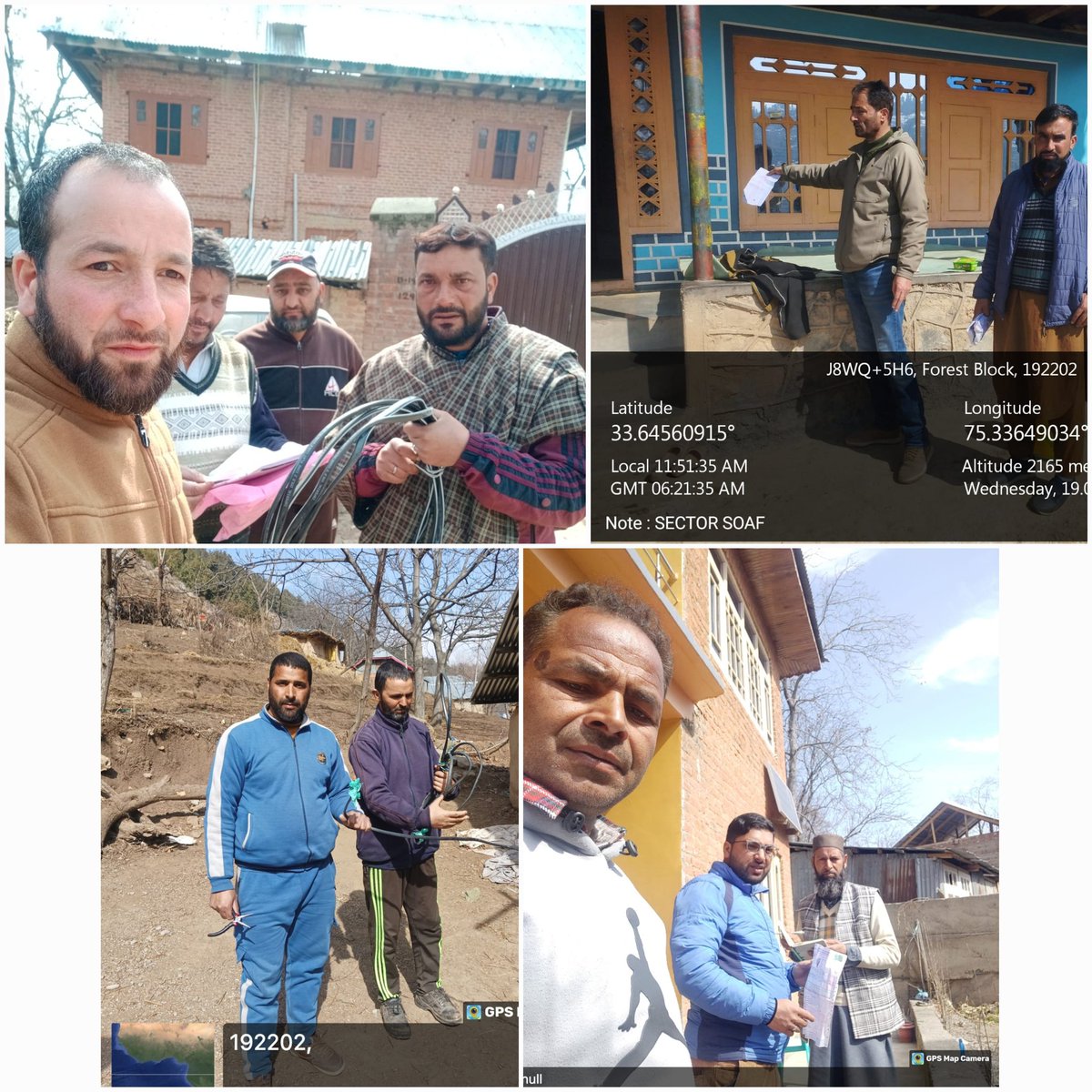 SubDivAchKPDCL's tweet image. Disconnections, inspections at various sectors of Sub Division Achabal.