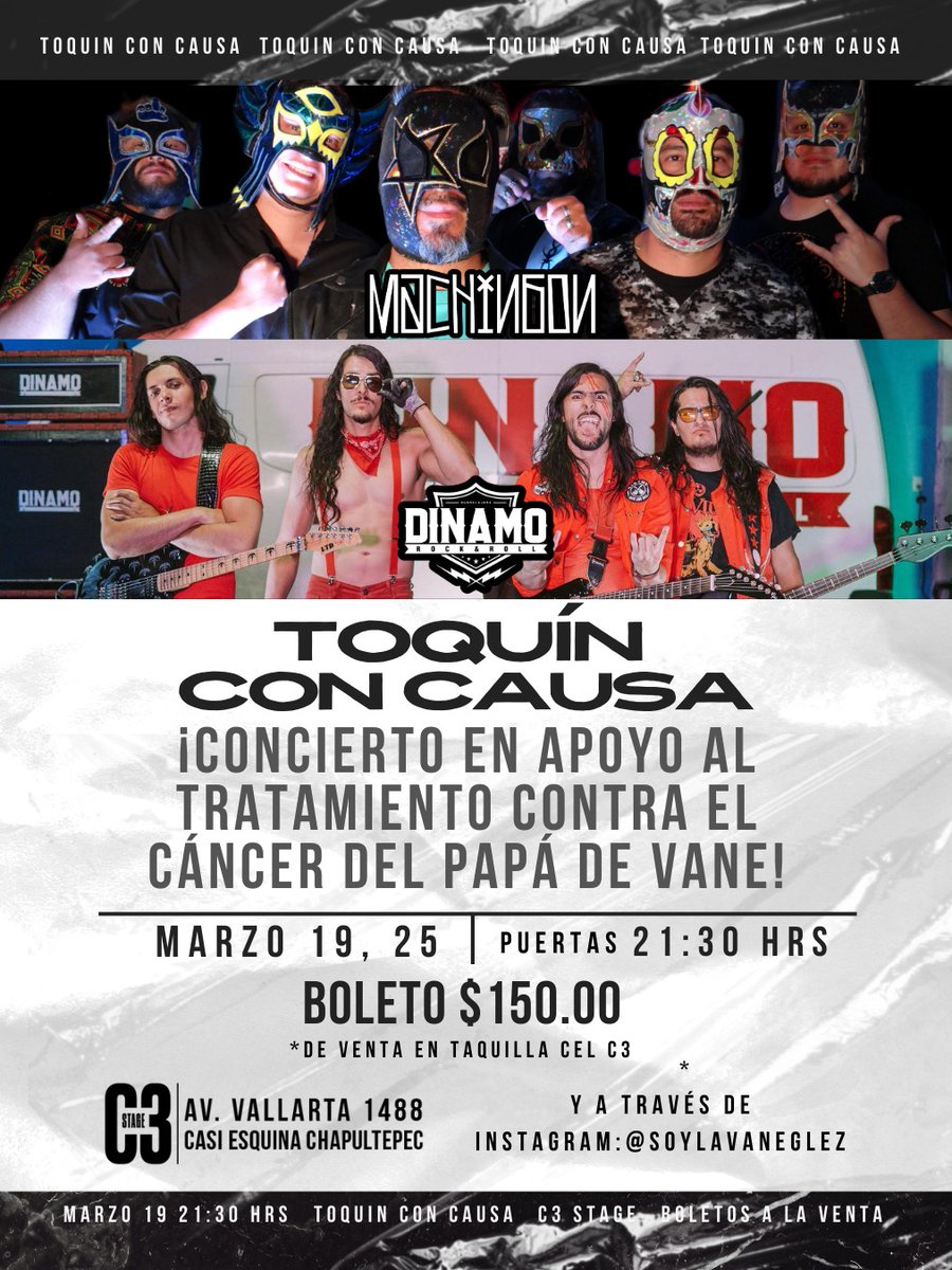 RT 🙏
Muchas gracias a todos por su apoyo y muestras de amor!
Gracias a <a href="/MACHINGON/">MACHINGON</a> <a href="/Dinamo_mx/">DinamoMX</a> y <a href="/C3Mexico/">C3 Stage</a> 
NOS VEMOS EL 19 DE MARZO!!! 🙏