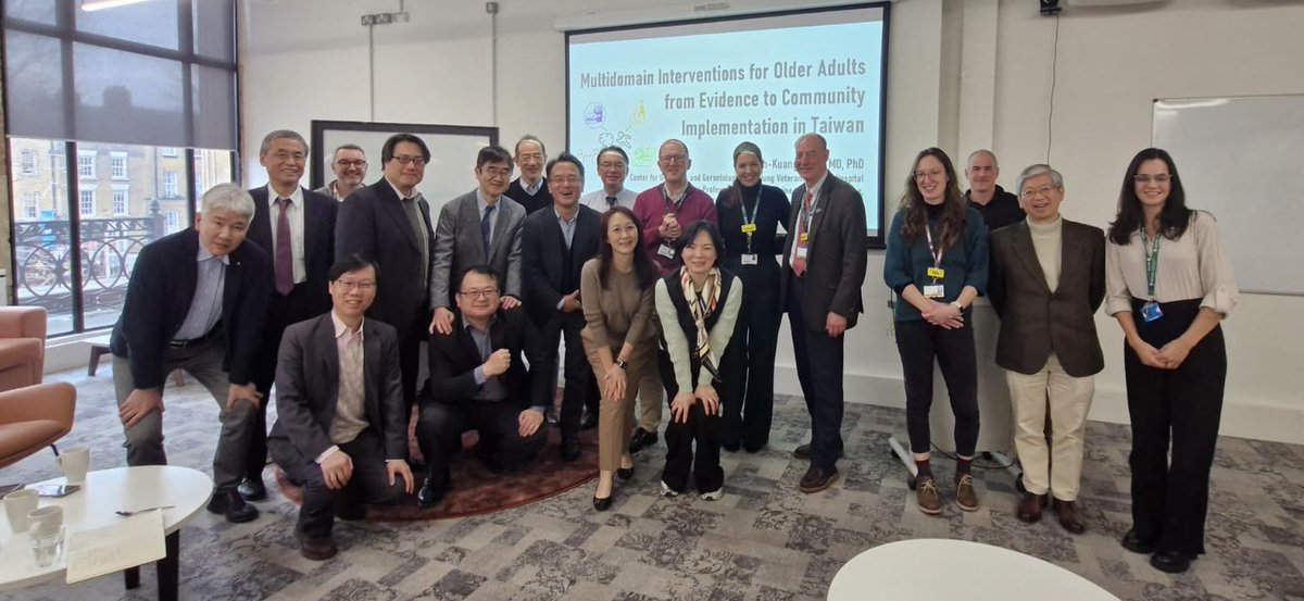 A visit to <a href="/achealthyageing/">The Academic Centre for Healthy Ageing (ACHA)</a> from not one, but three, countries worth of geriatricians today.  Japanese, Taiwanese and Korean colleagues heard about our plans for ageing research in NE London and we learned much from their efforts in translational and applied research.