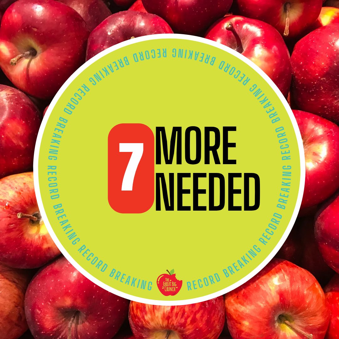 ‼️ Only 7 more sign-ups needed to smash last year's record!

Join the GBC party and let’s make some noise! 📣

#greatbigcrunch 
#hamont