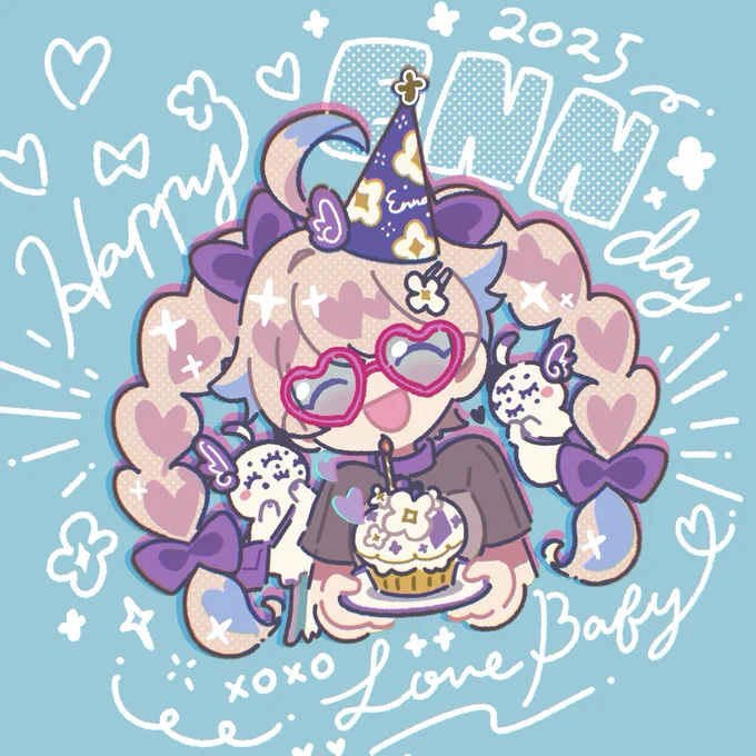 𝕙𝕒𝕡𝕡𝕪 𝕓𝕚𝕣𝕥𝕙𝕕𝕒𝕪𓂃◌𓈒𓐍my baby bird今年も笑顔いっぱい溢れるように(*'˘`*)ℓσνєダイスキ #EnnDay2025 #Palouette 