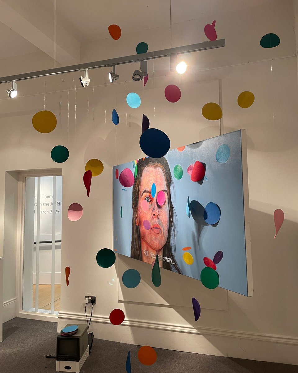 The 'Here There and Them' exhibition continues at Flowerfield Arts Centre until 1st March 2025. 

This showcase exhibition, featuring work from the #ACNICollection, highlights a mix of emerging and established artists who are shaping the future of contemporary visual arts in