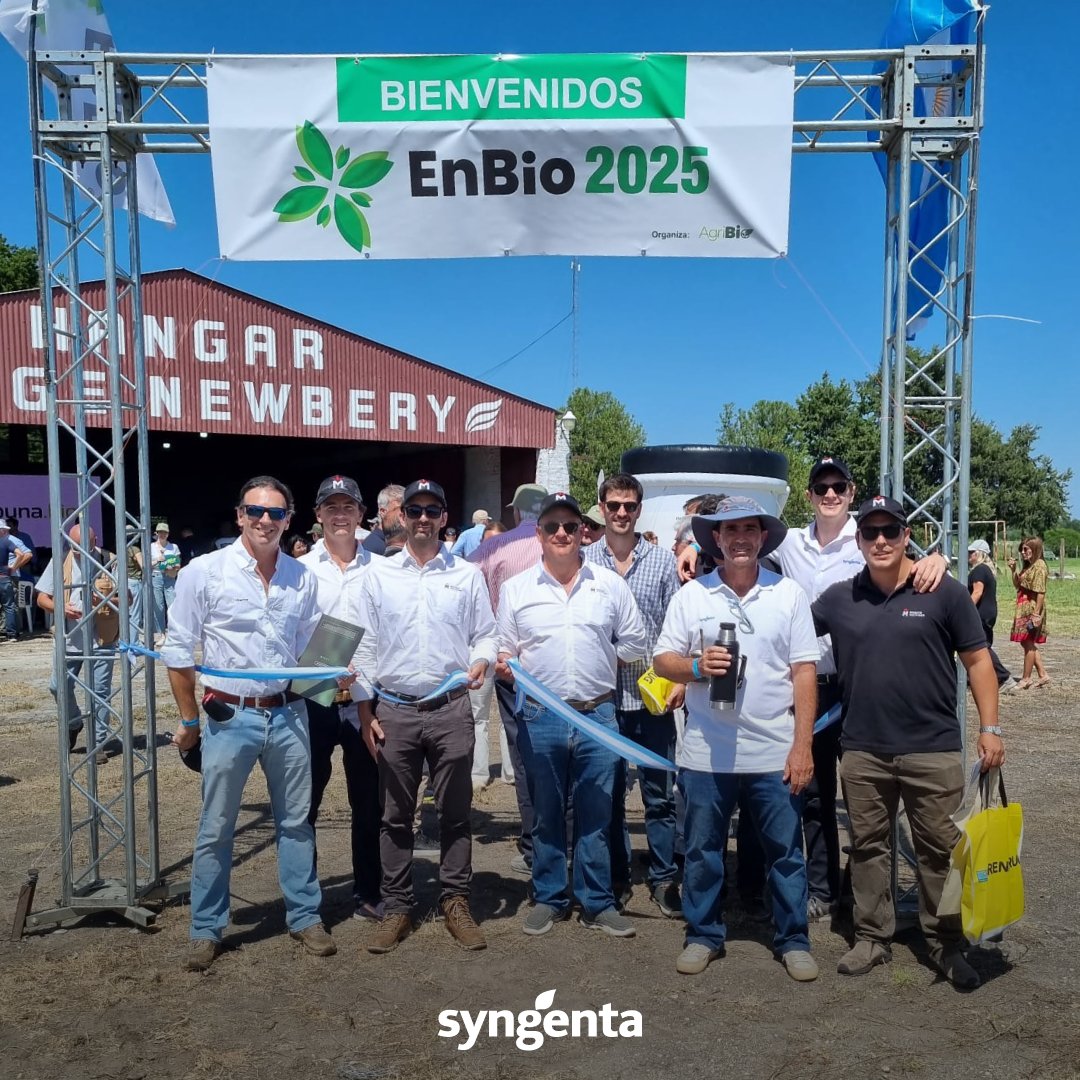 Syngenta presente en EnBio 2025🌱

🇦🇷 Hoy, junto a <a href="/macciocultivar/">Pedro Maccio y Cía. S.A.</a>, visitamos Expo EnBio en Victoria, Argentina, un evento 100% dedicado a productos biológicos para la agricultura 🌾

Seguimos explorando las últimas innovaciones para potenciar una producción más sostenible.