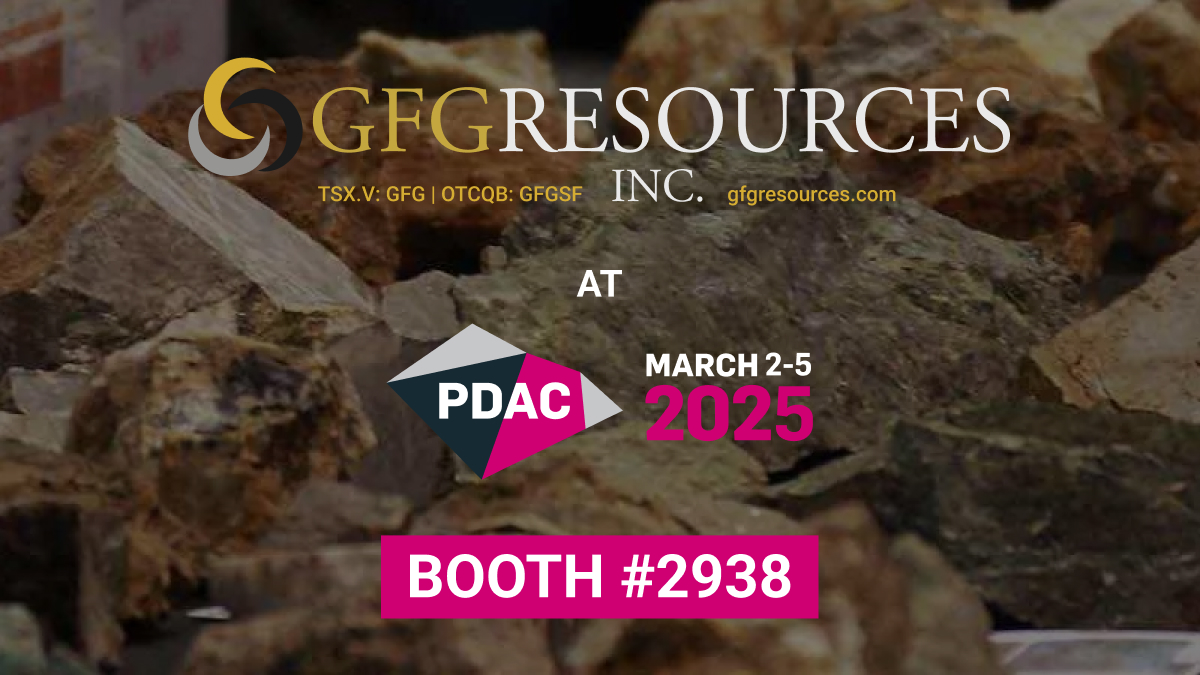 gfgresources's tweet photo. Join GFG at PDAC 2025! Visit us at Booth #2938 to discuss with our latest exploration developments and meet our team. #PDAC2025 $GFG.V https://t.co/aY6wD77nQ1