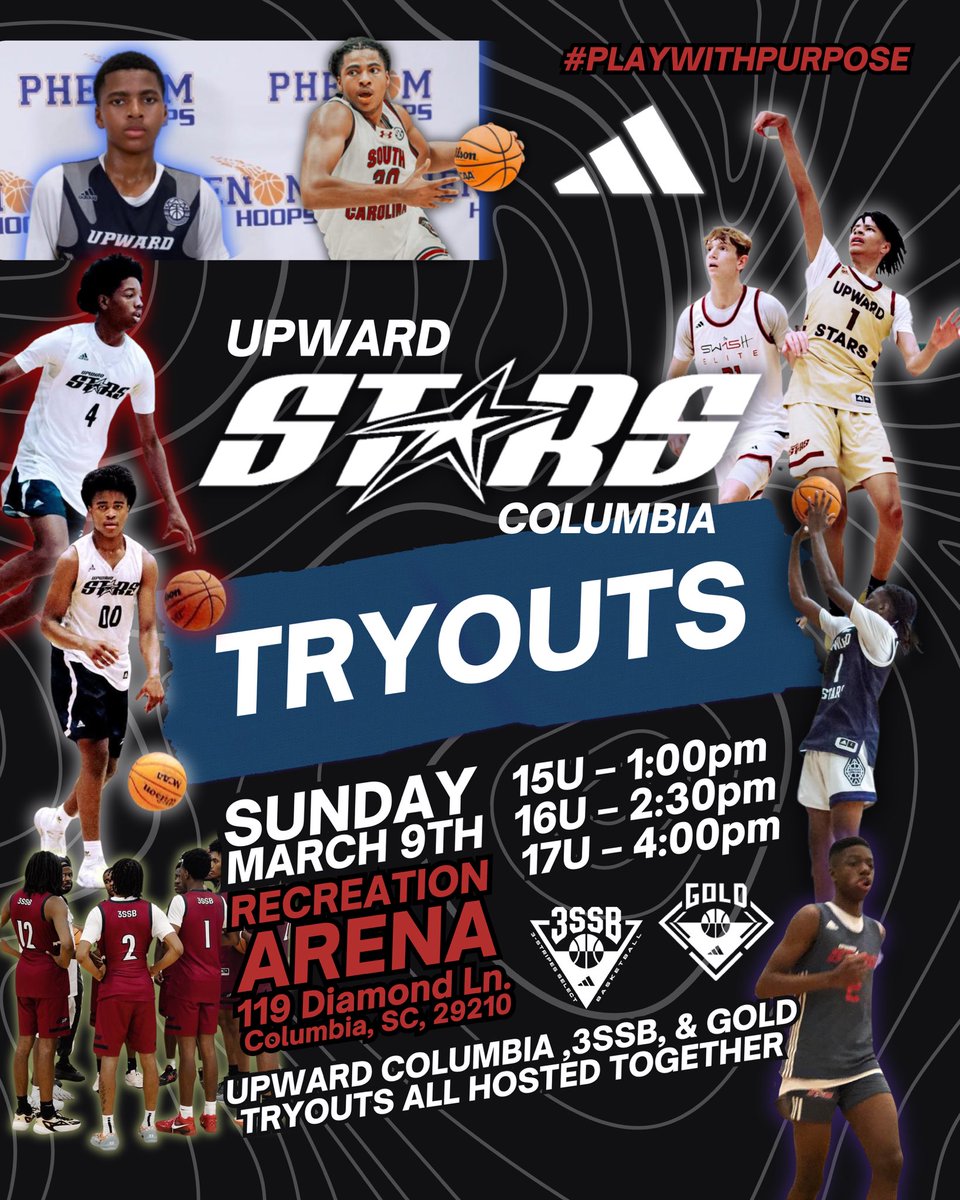 UpwardStarsCola's tweet photo. 15u -17u tryouts coming soon ⭐️ 

Register using Link in Bio 

#PlayWithPurpose https://t.co/YezGjnelUY