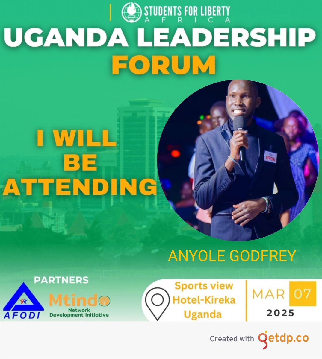 Anyole Godfrey🍓 (@anyole_godfrey) on Twitter photo 🚀 Excited to be part of the Uganda Leadership Forum 2025! A platform where young leaders, innovators, and changemakers meet to shape the future of freedom, leadership, and innovation. I will be there! Will you? 🙌💡🔥
#ULF2025 🚀 Excited to be part of the Uganda Leadership Forum 2025! A platform where young leaders, innovators, and changemakers meet to shape the future of freedom, leadership, and innovation. I will be there! Will you? 🙌💡🔥
#ULF2025