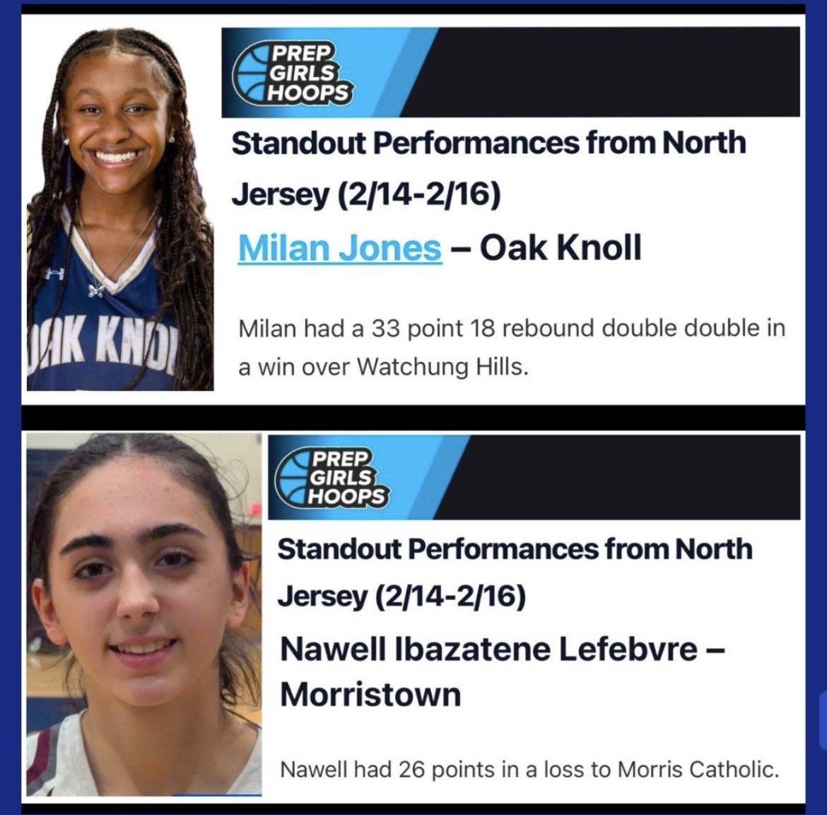 NJ Raptors Basketball (@raptors_nj) on Twitter photo Big time performances from two big time Raptors. Coaches don’t sleep on these two players. Thank you <a href="/PGHNewJersey/">Prep Girls Hoops New Jersey</a> for highlighting them. Big time performances from two big time Raptors. Coaches don’t sleep on these two players. Thank you <a href="/PGHNewJersey/">Prep Girls Hoops New Jersey</a> for highlighting them.