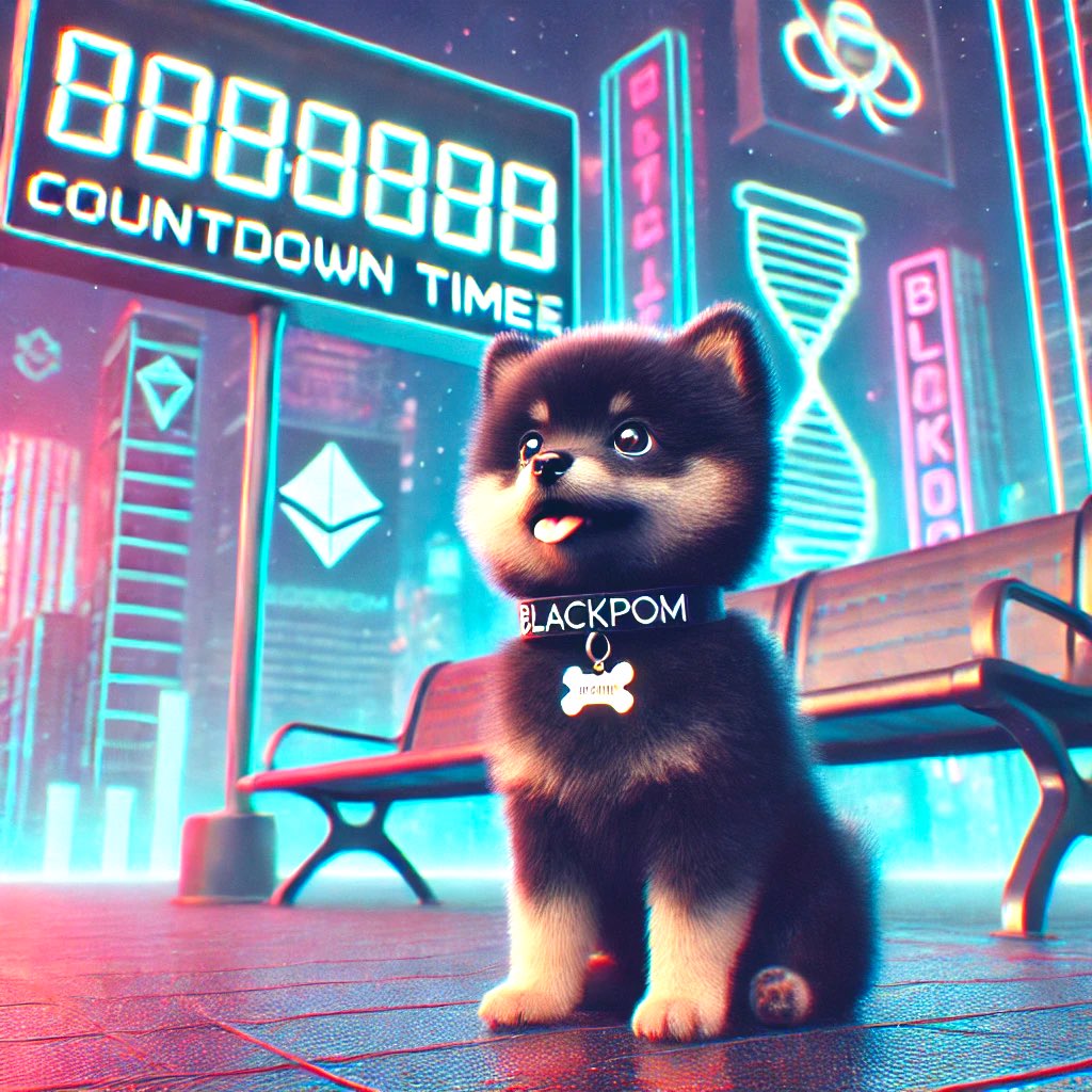 BLACKPOM2025's tweet photo. BlackPom waits impatiently—counting down the seconds until the next big move.

Woof woof 🐾 https://t.co/ZHK6toyt42