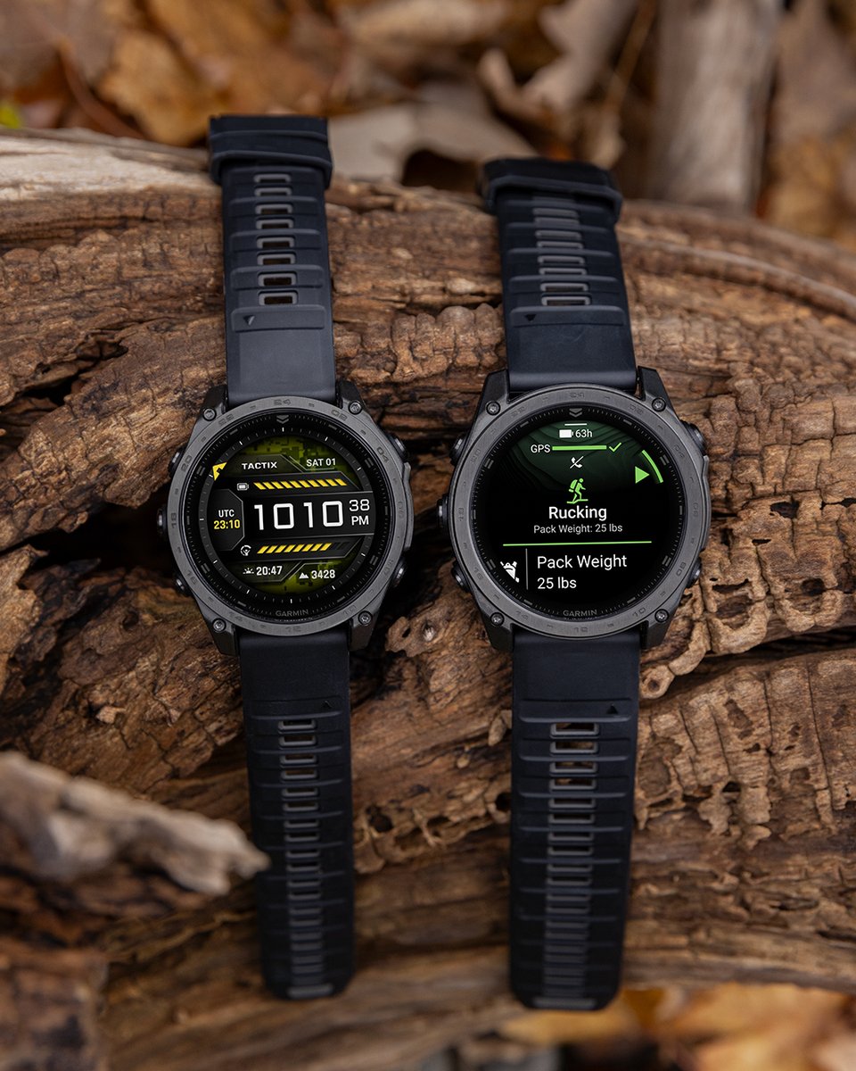 Garmin's tweet image. Track your march with the new rucking activity on tactix 8.