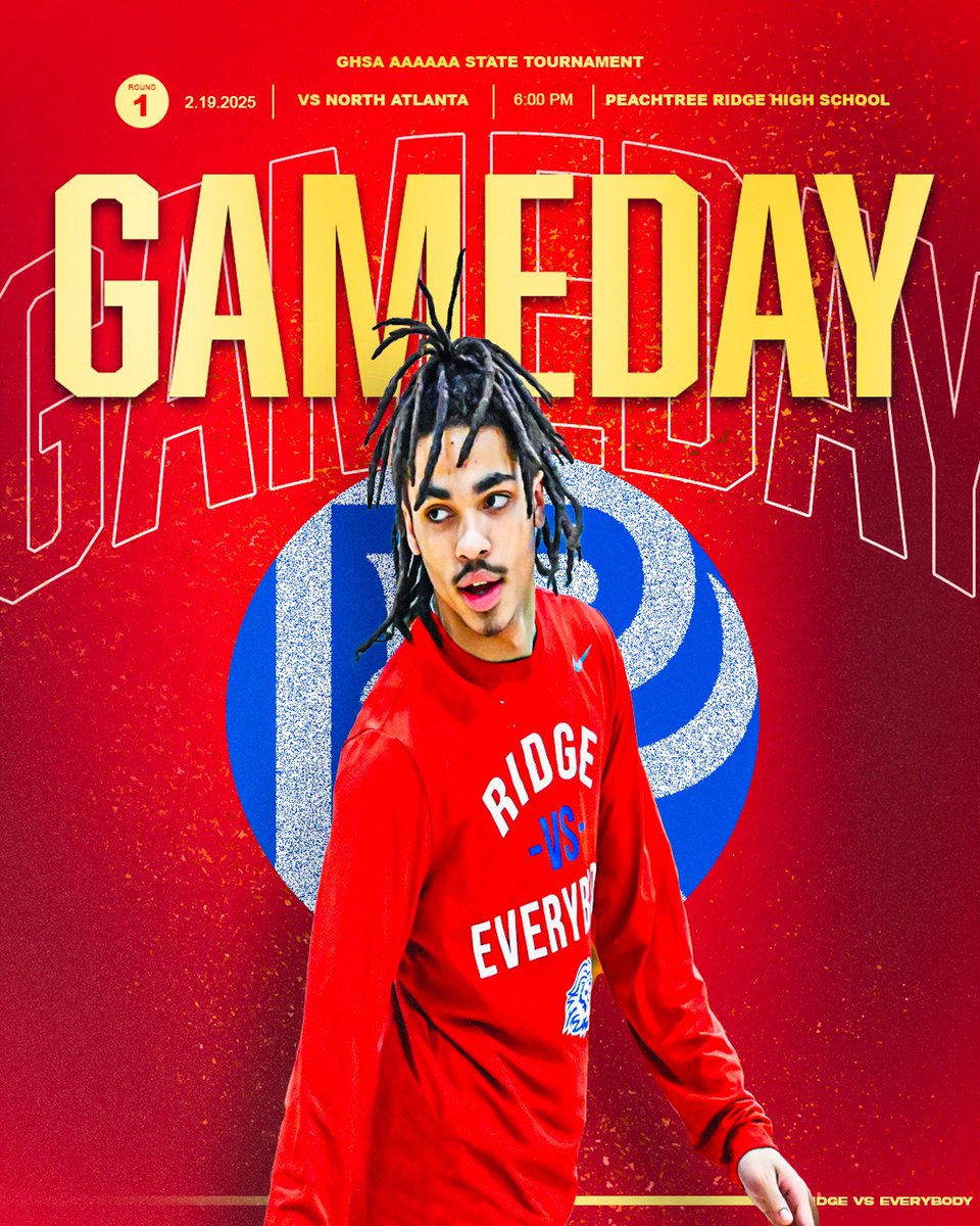 🚨STATE TOURNAMENT 1st ROUND🚨
🆚 North Atlanta
📍RIDGE
⏰6:00pm
Pull up and support your LIONS🦁
#AGGRESSORS
#GoldStandard
#BlindersOn🕶️