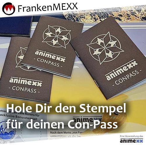 🎵Pack den Conhon und das Cosplay ein und dein Con-Pass muss mit rein und dann nichts wie auf zur Meistersingerhalle.🎵 Der Stempel für deinen Con-Pass am Animexx Stand ist auch bei der nächsten #FrankenMEXX bereit
#ConPass